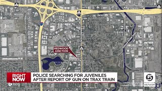 Police searching for 4 juveniles after one of them allegedly chased the others with a gun