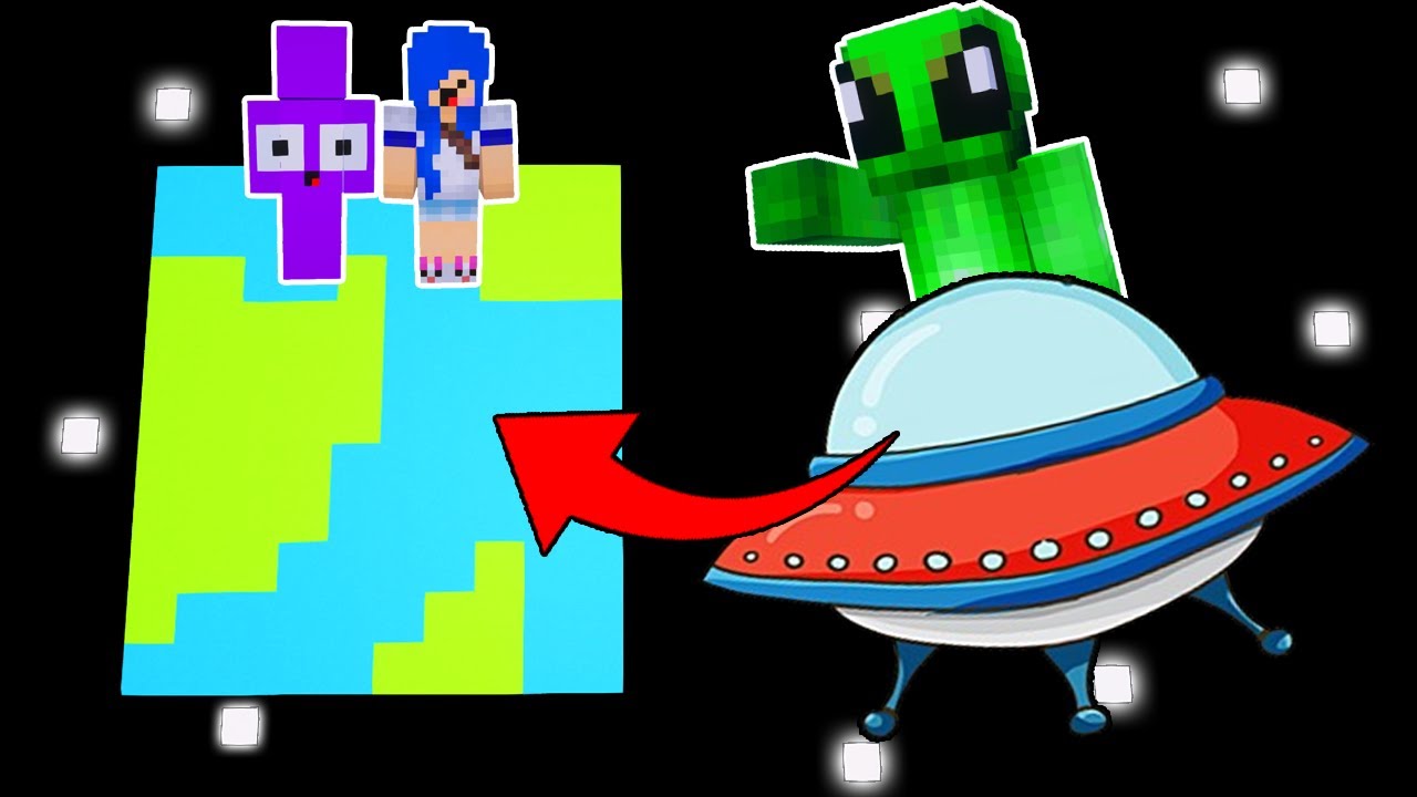 ALIENIGENAS invadiram a TERRA no Minecraft!!!