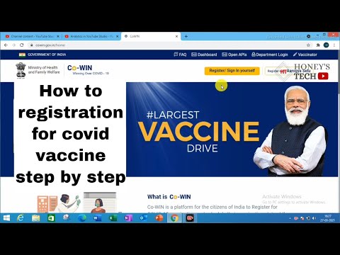 Covid Vaccination In India | How To Register On Co-WIN Portal? | cowin |