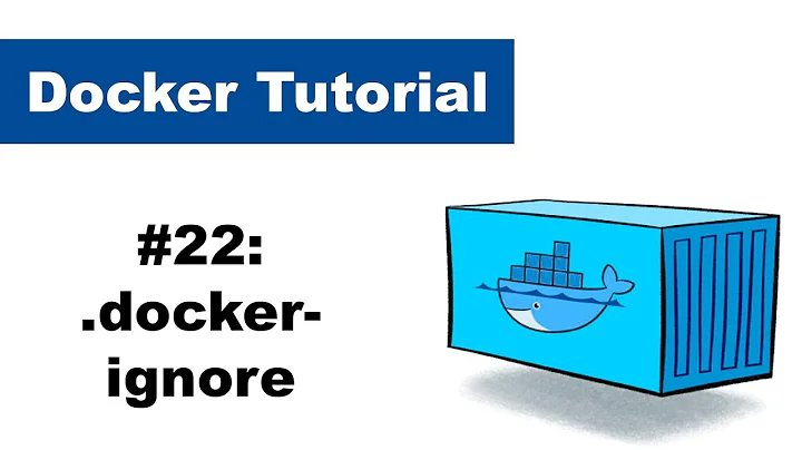 Docker Tutorial 22: .dockerignore file