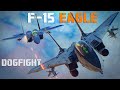 F-14 Tomcat Vs F-15 Eagle Dogfight | Digital Combat Simulator | DCS |