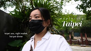 TAIWAN VLOG 🇹🇼 taipei zoo, gongguan night market, taiwanese breakfast 🐘🍡🌞