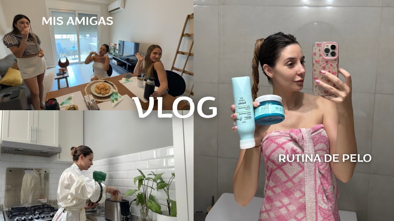 Vlog: Rutina de pelo, tarde con amigas, vida diaria y mas