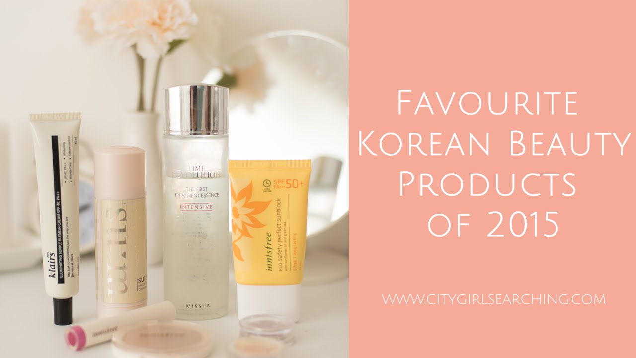 My Favourite Korean Beauty Products of 2015 YouTube