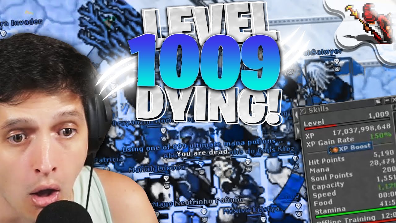 SLEEPING IN LIVE, LEVEL 1009 DYING and WAR MACABRA and FIRMERA! - Tibia ...