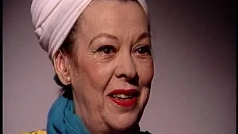 Andrea King, Alex D'Arcy--Rare 1988 TV Interview, ...