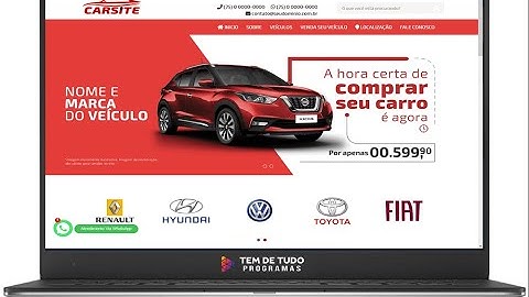 Instalação do Script Site Para Garagem de Veículos em php Responsivo