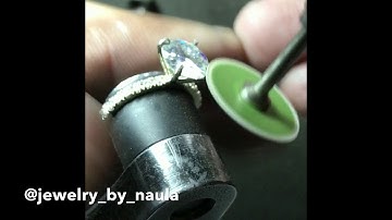 How to set Center stone with Claw | Cómo engastar un centro con garras “step by step jewelry”