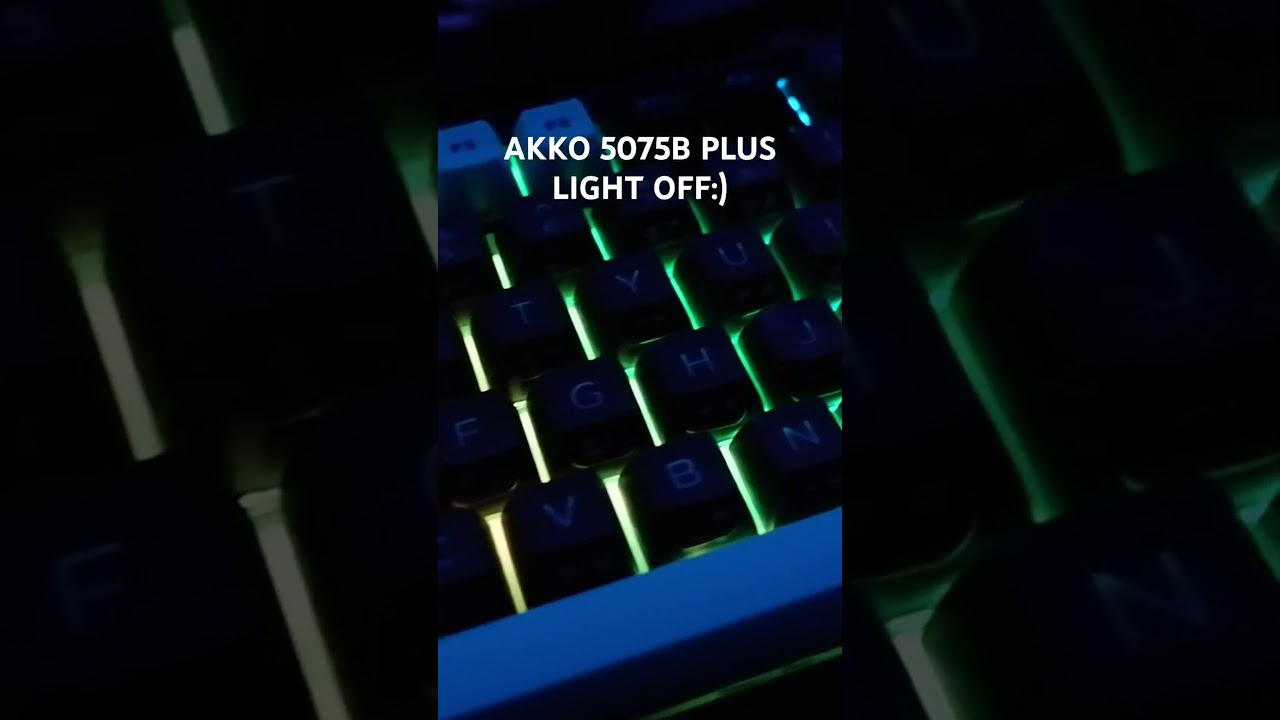 Keyboard: AKKO 5075B Plus Black&Cyan 75% RGB Hotswap (Bluetooth/2.4G) Wireless