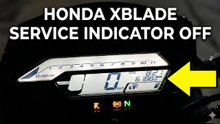 Honda XBlade Service Indicator OFF করার সহজ নিয়ম | Reset Method Explained
