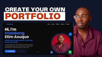 How To Make A Portfolio Website In Minutes With AI - (Step-By-Step) 🔥