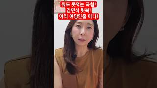 국힘, 이제 야당이다! 기자들도 비판하는 국힘 무능! #김민석 #국민의힘 #야당