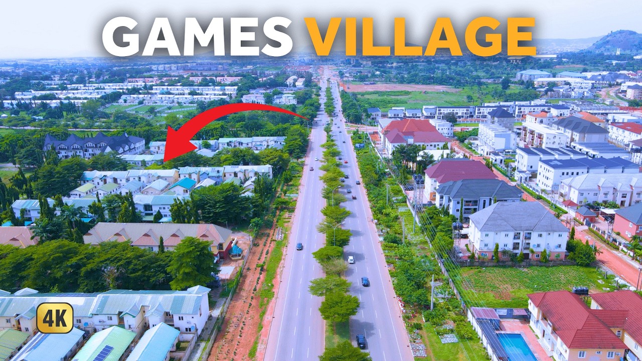 What Games Village in Abuja REALLY Looks Like in 2025 | 4K City Drive