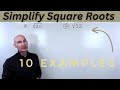 Simplifying Square Roots Quiz