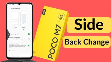 poco m7 5g side back button, poco m7 pro 5g side back setting | back button change