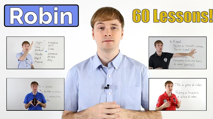 Learn English with Robin | 60 Easy English Lessons...