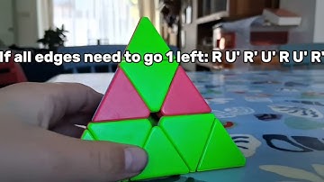 How to solve a Pyraminx PART 2