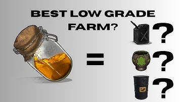 Best Low Grade Fuel Farm? I tested it - Rust Farming
