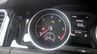 VW Golf VII start problem = reason battery low