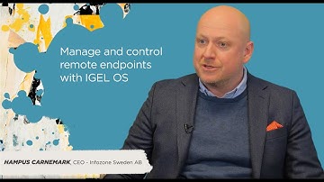 Manage and control remote endpoints with IGEL OS