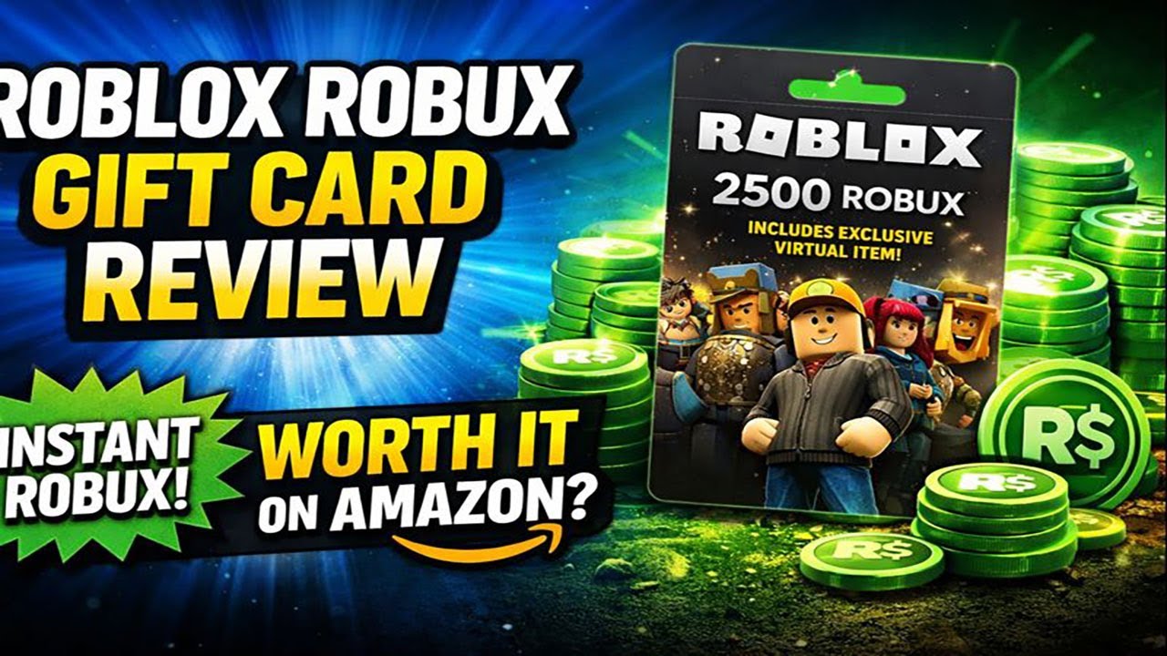 Amazon Prime Robux Roblox Robux Gift Card Review — Is It Worth Buying on Amazon? - YouTube