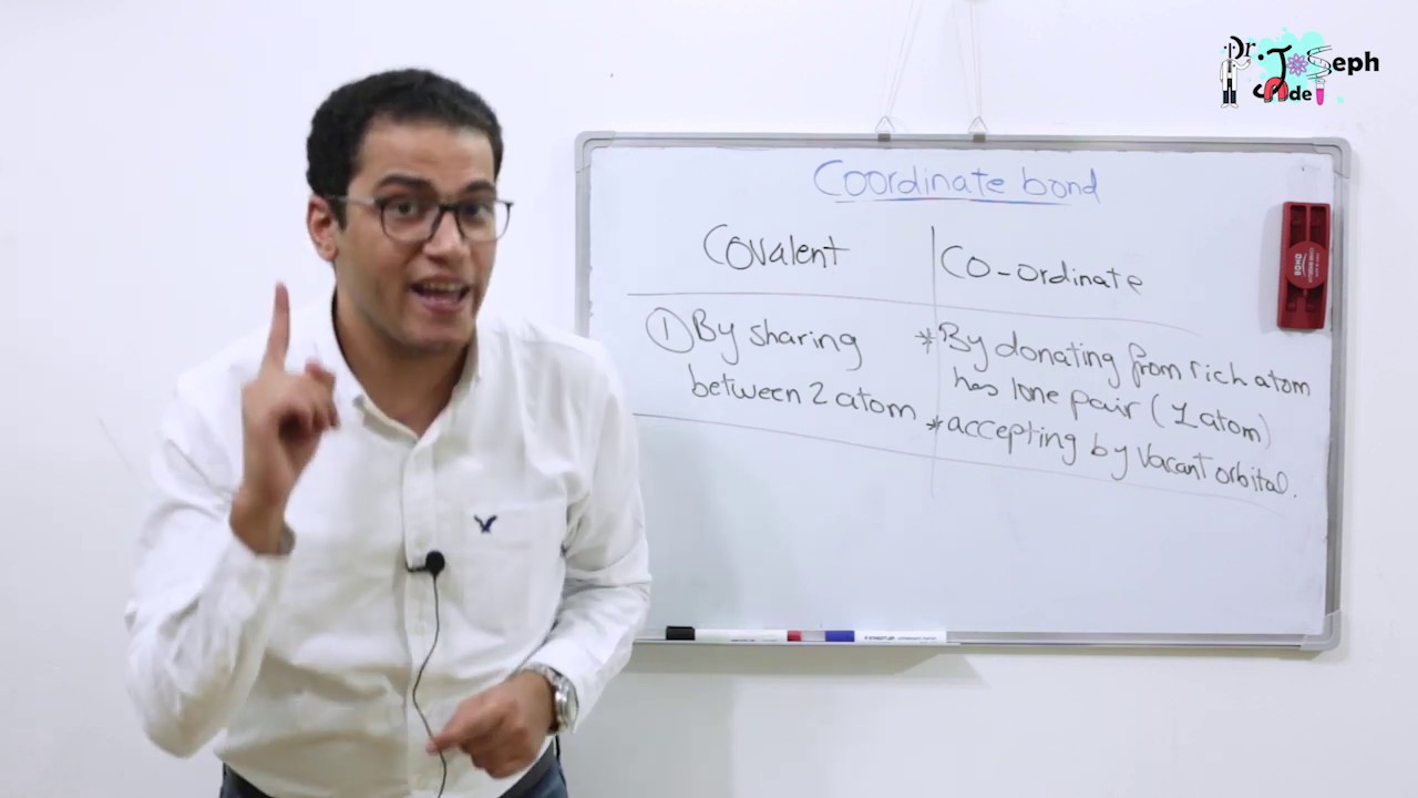 دكتور جوزيف عادل | Chemistry - Second Secondary - في 15 دقيقة (Coordinate Bond) افهم
