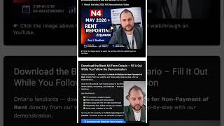 N4 Form Ontario May 2026 – Step-by-Step Guide + Rent Reporting to Equifax (Landlord Must Watch)