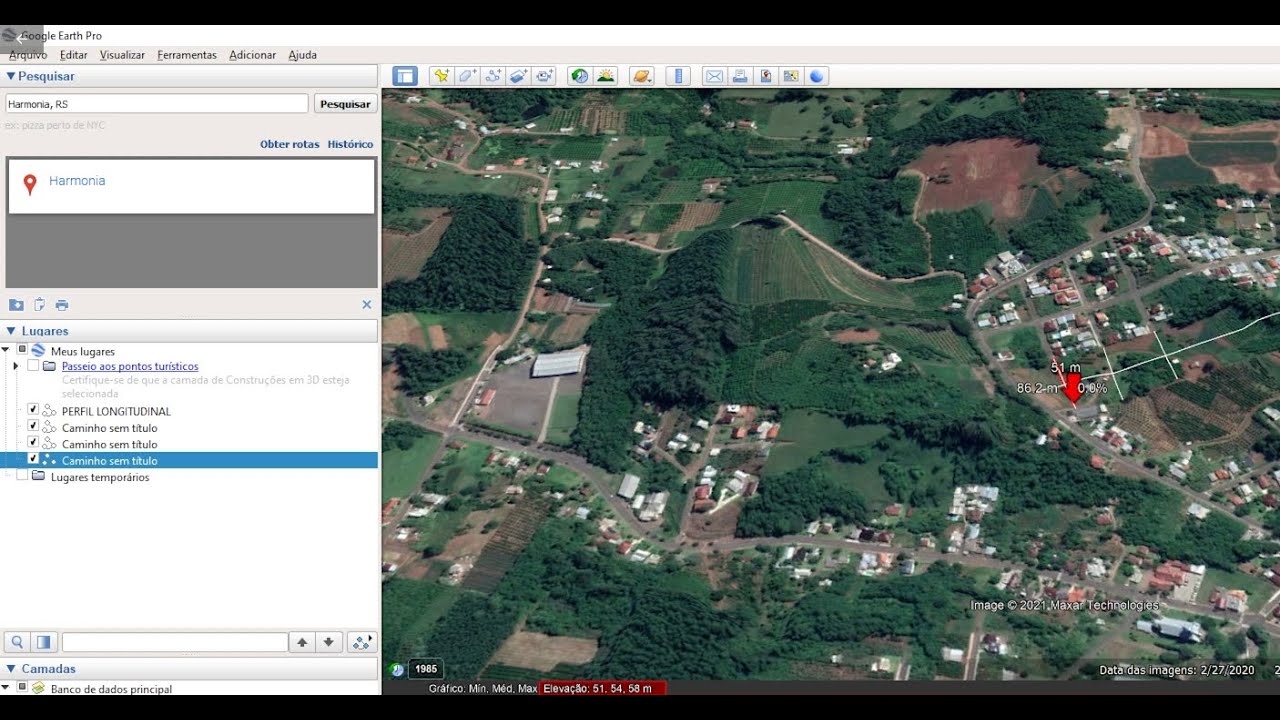 COMO GERAR O PERFIL DE ELEVAÇÃO DO TERRENO NO GOOGLE EARTH? - YouTube