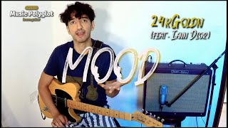 Mood - 24KGoldn - Guitar Tutorial - Recorded Part - Easy Chords