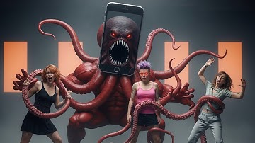 DOOM SCROLL | THE ALGORITHM CONTROLS YOU | SCROLL & SWIPE | AI MUSIC VIDEO