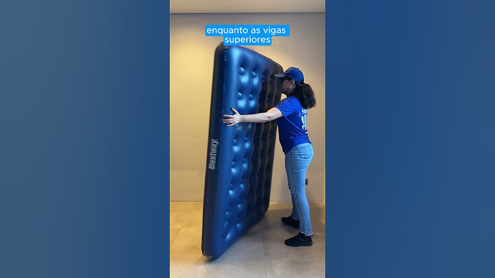 Colchão Inflável Casal Bestway Até 300kg Com Inflador de Pé #colchaoinflavel #short