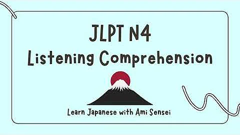 JLPT N4 Listening Test with Answers #3 | Quick Practice for Busy Learners
