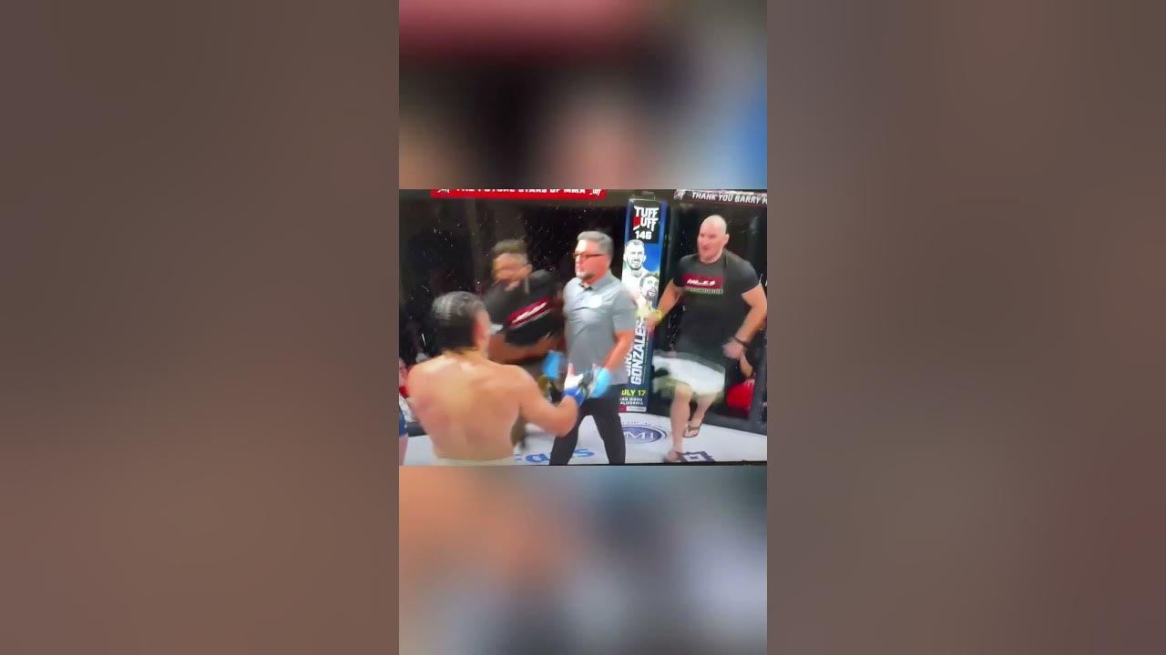 😳 Sean Strickland Storms Cage & Swings After Teammate Loses at Tuff-N-Uff! #SeanStrickland #MMA