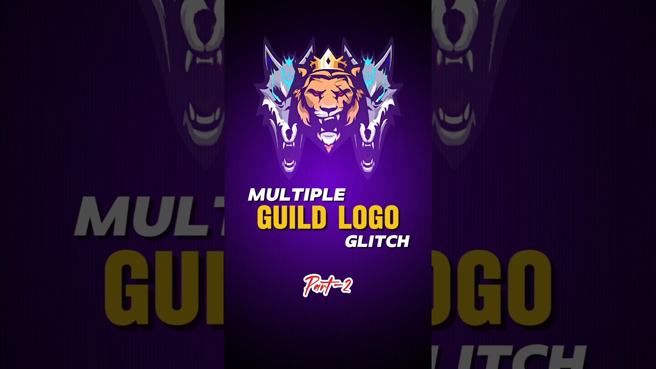 GUILD LOGO GLITCH PART 2🤫🍭