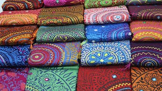 কম দামে ধুপিয়ান সিল্ক শাড়ি পাইকারি মার্কেট । cheap price dupion silk saree wholesale market