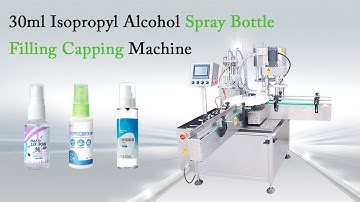 HYG2S1-100X  30ml Isopropyl Alcohol Spray Bottle Rotary Disk Type Filling Capping Machine