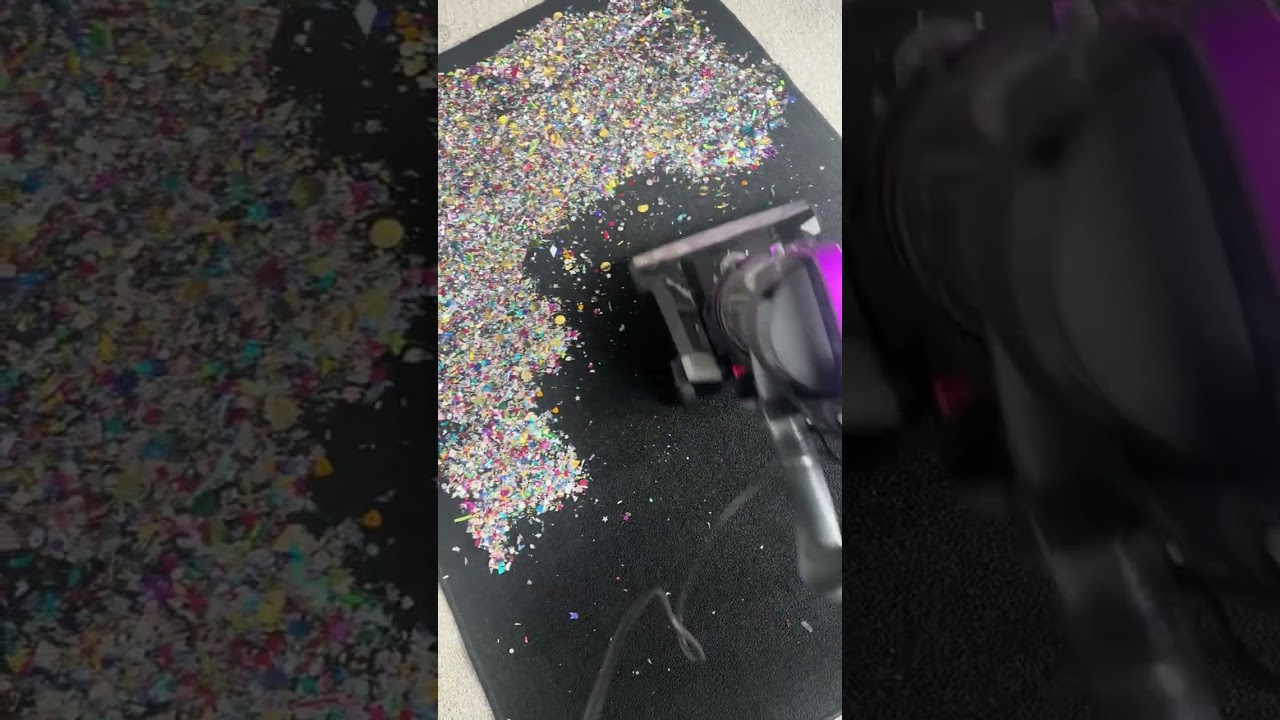 Shiny mix 2.0 vacuuming #asmrvacuuming #satisfying #asmr #fyp #shiny 