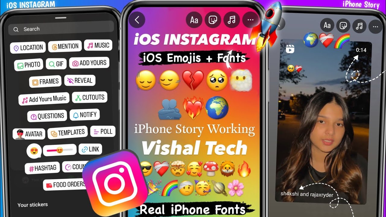 iOS INSTAGRAM Tutorial 🥳| iPhone Story + Round Edge | iOS Original ...