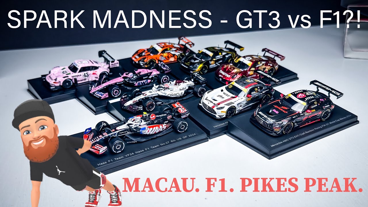 New Spark 1:64 Releases 🔥 GT3 Macau + HOONIPIGASUS + F1 2024/25