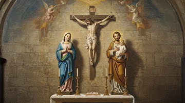 24/7 Gregorian Chant for Prayer and Reflection | The Holy Family Altar