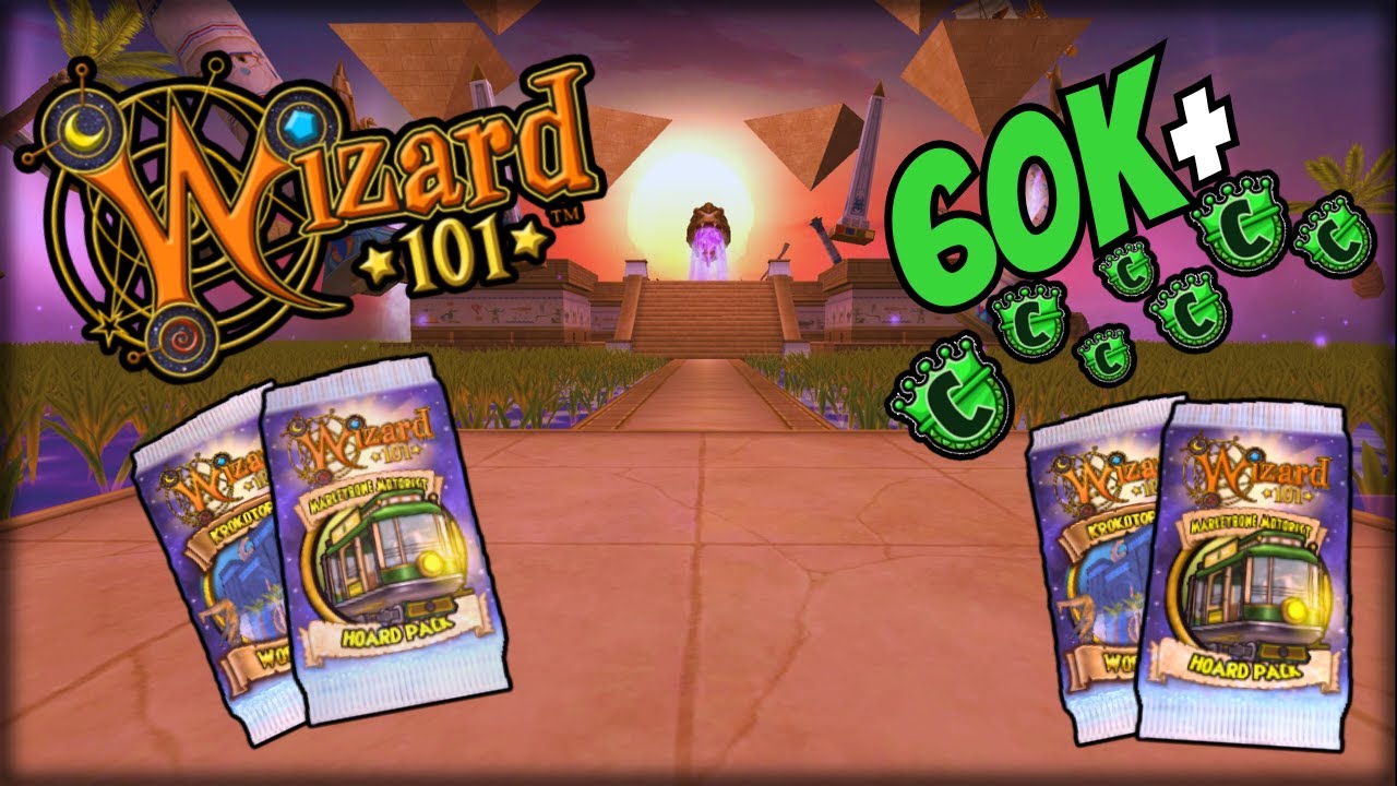 Wizard101 Pack Openings | Why Min-Max Stats? | (Krokotopia + Marleybone Motorist Pack 2)