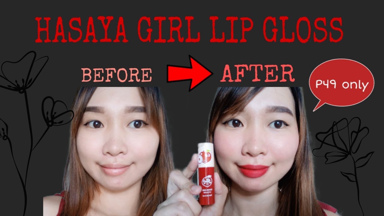 Hasaya Girl Lip Gloss Review YouTube