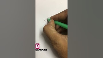 How to write calligraphy alphabet B #shorts #2