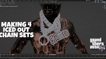 Making Multiple Iced Out Chain Sets In 1 Day In GTA 5 RP (FiveM) | GTA Blender 3D Modeling Chains