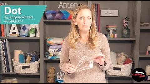 Creative Grids® Machine Quilting Tool Dot - #CGRQTA11