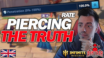 Piercing rate - HOW DOES IT WORK? [Infinite Magicraid]