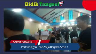 PWI Tangsel Resmi Gelar Turnamen Tenis Meja, Insan Pers Diminta Harus Saling Mengisi