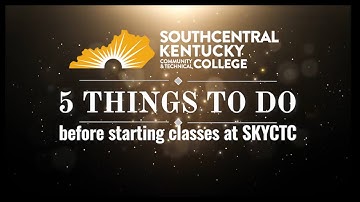 5 things to do before starting classes at SKYCTC
