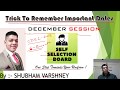 DECEMBER Session IMPORTANT DAYS | CDS | SSB | UPSC | SSC | BANK |Mnemonics