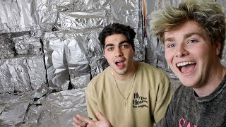 TIN FOILING BROTHERS ENTIRE ROOM!!